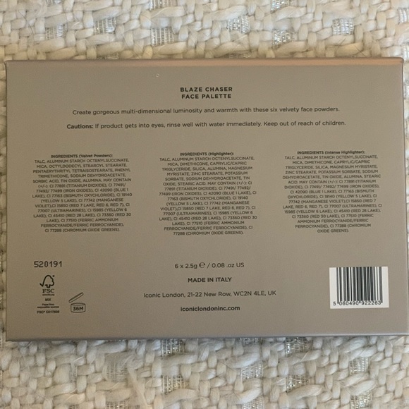 Iconic London Blaze Chaser Face Palettes - Picture 5 of 5